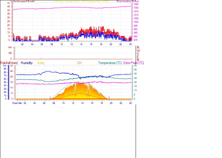24 Hour Graph for Day 19